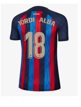 Barcelona Jordi Alba #18 Heimtrikot für Frauen 2022-23 Kurzarm